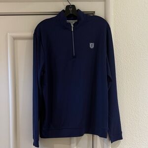 johnnie-O Men's Deep Blue Zip-Up Sweater
